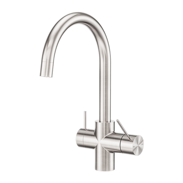 Mecca 3 Way Filtered Mixer Tap Brushed Nickel (NR221907eBN)