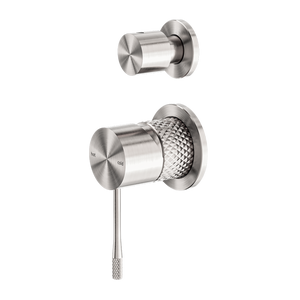OPAL SHOWER MIXER WITH DIVERTOR SEPARATE PLATE BRUSHED NICKEL (NR251909eBN)