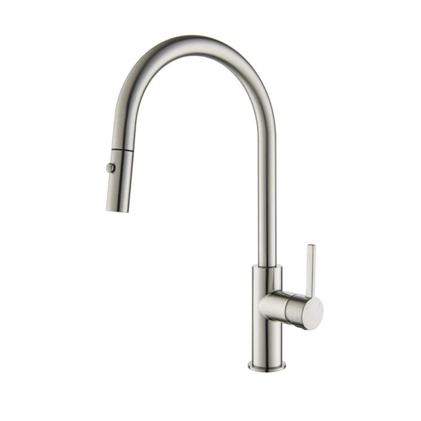WT 4088BN  KENZO Pull out Sink Mixer in Brushed Nickel