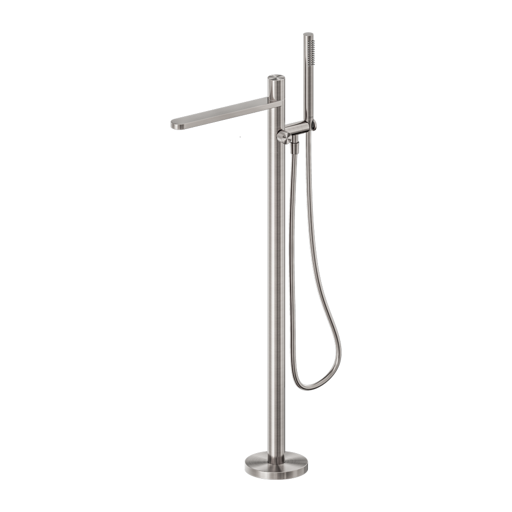 Pure SS316L Progressive Freestanding Bath Mixer Brushed Nickel (NR172203a02BN)