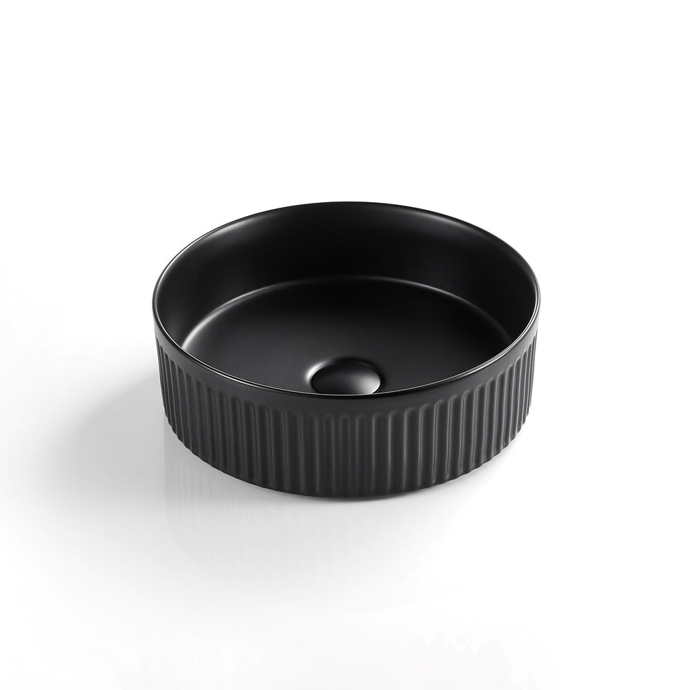 CA410R-MB Above Counter Basin 410*410*120mm Matt Black