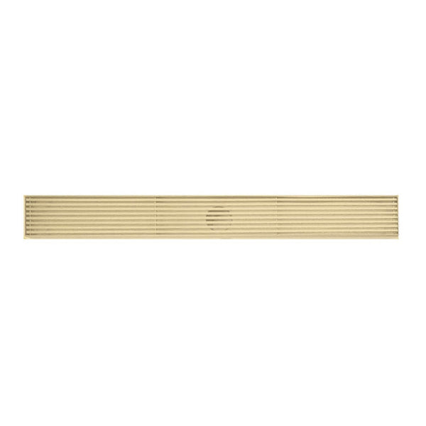 LGFD-G GOLD LINEAR SHOWER GRATE FLOOR WASTE 600/800/900/1000/1200MM