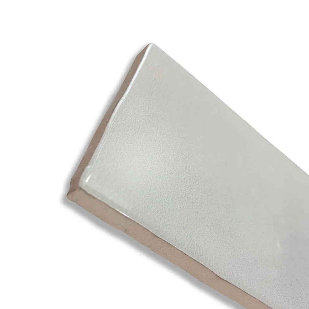Casablanca White Gloss Subway Tile 58X242mm
