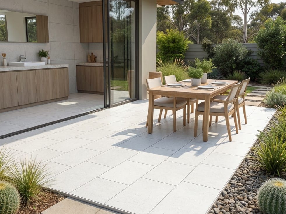 20MM010 20MM TERRAMIX WHITE EXT PAVER 600X600X20MM R11 TM01H