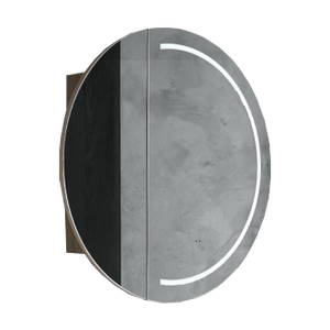 Azura simple LED RSC-800A8 LED Pearl Collection 800*800*130MM Natural Timber SHAVING CABINET