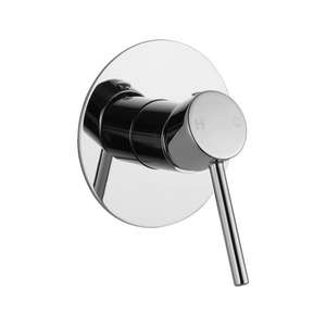 CH0126-2-80.ST LUCID PIN ROUND CHROME SHOWER/BATH WALL MIXER(80MM COVER PLATE)