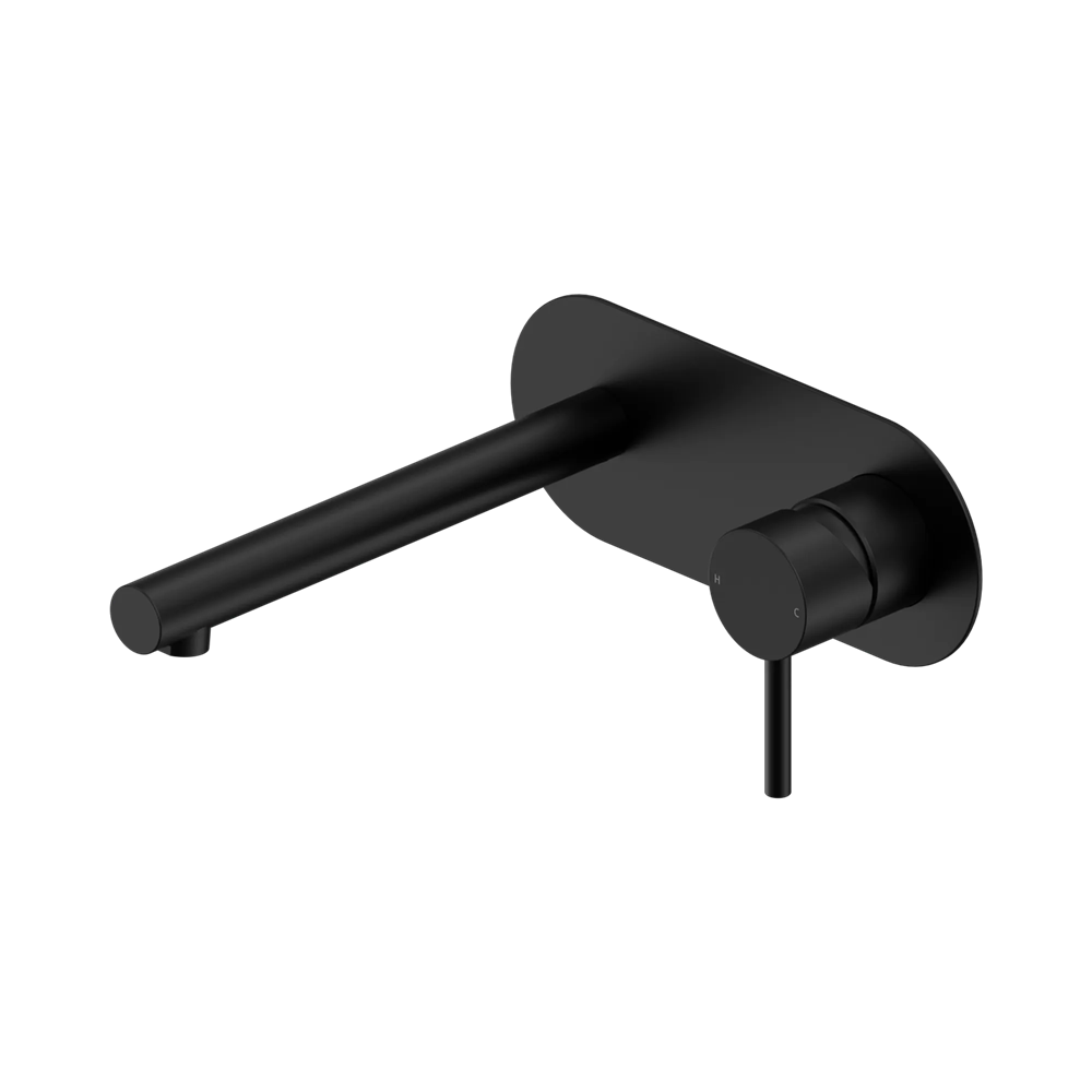 Dolce II Wall Basin/Bath Mixer Matte Black (25B005MB)