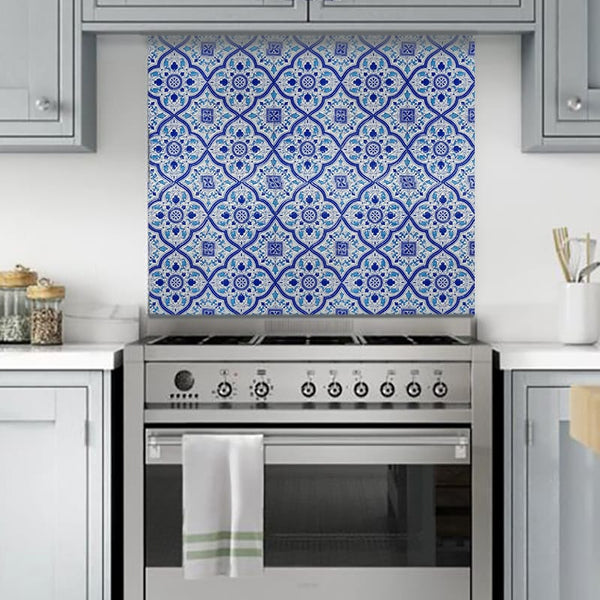 GNS Tile 2MORPEBL T210404 MOROCCO PERSIAN BLUE GLOSS 200X200MM