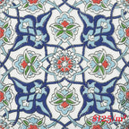Victiles Tile 2MORTUBL T210411 MOROCCO TURKISH BLUE GLOSS 200X200MM
