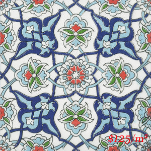 2MORTUBL T210411 MOROCCO TURKISH BLUE GLOSS 200X200MM