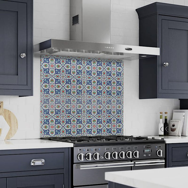 GNS Tile 2MORTUBL T210411 MOROCCO TURKISH BLUE GLOSS 200X200MM