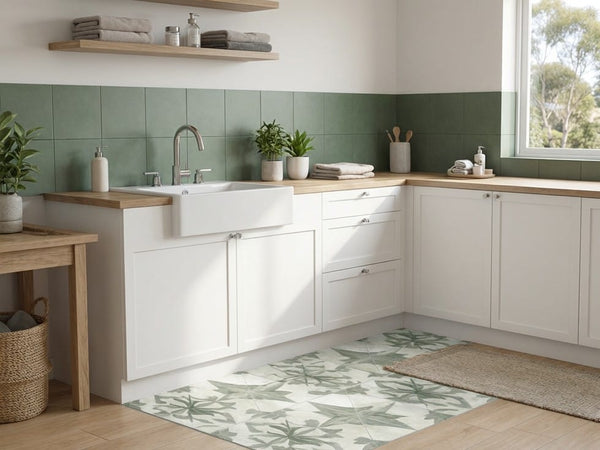 GNS Tile 2RIMGNM MVG787 RIMINI GREEN MATT 200X200