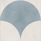 GNS Tile 2TIFBLD TFY2004-A TIFFANY BLUE LARGE FISHSCALE MATT P3 200X200