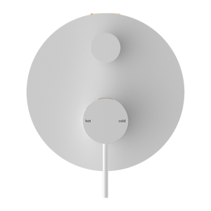 MECCA SHOWER MIXER WITH DIVERTOR MATTE WHITE (NR221911AMW)