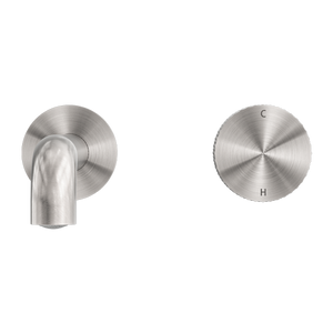 OPAL PROGRESSIVE WALL BASIN/BATH SET 120/160/185/230/260MM BRUSHED NICKEL