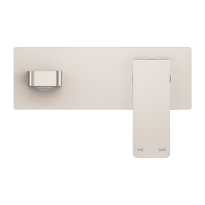 CELIA WALL BASIN/BATH MIXER BRUSHED NICKEL (NR301507aBN)