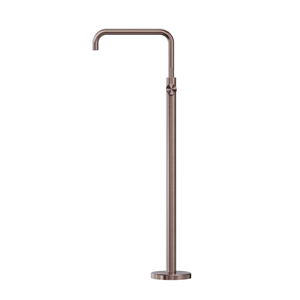 MECCA FREESTANDING BATH MIXER SQUARE SHAPE BRUSHED BRONZE (NR221903bBZ)