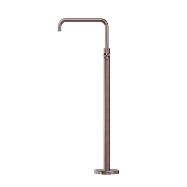 MECCA FREESTANDING BATH MIXER SQUARE SHAPE BRUSHED BRONZE (NR221903bBZ)