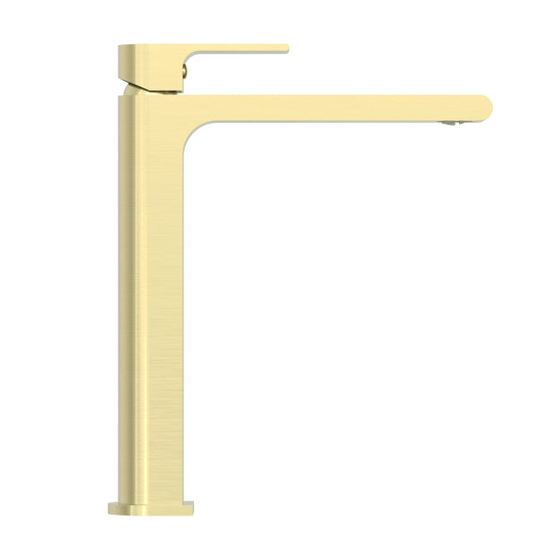 BIANCA TALL BASIN MIXER BRUSHED GOLD (NR321501aBG)