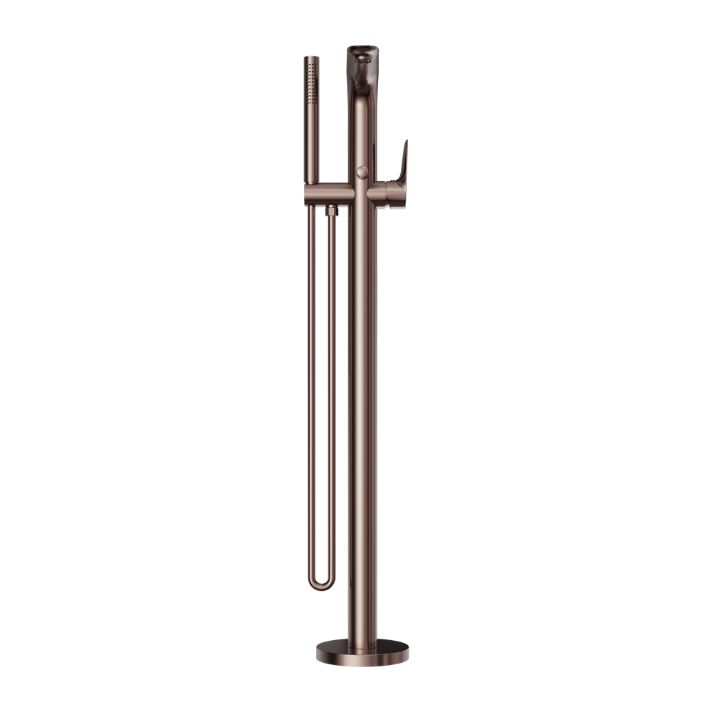 Bianca Freestanding Bath Mixer With Hand Shower Brushed Bronze (NR321503aBZ)