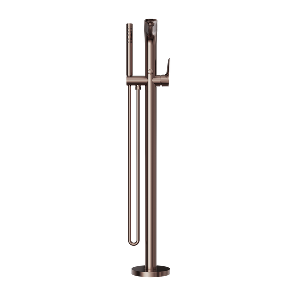 Bianca Freestanding Bath Mixer With Hand Shower Brushed Bronze (NR321503aBZ)