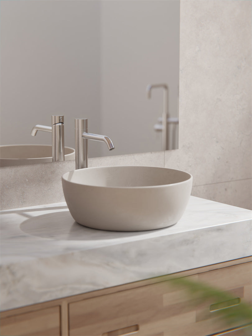 Zen SS316L Tall Basin Mixer Handless Brushed Nickel (NR162201cBN)