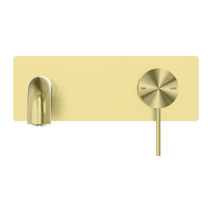 MECCA WALL BASIN/BATH MIXER 120/160/185/230/260MM BRUSHED GOLD