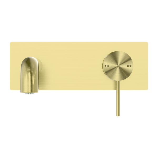 MECCA WALL BASIN/BATH MIXER 120/160/185/230/260MM BRUSHED GOLD