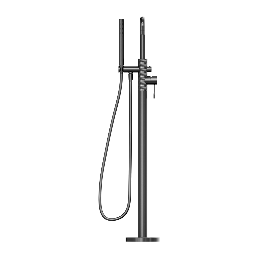 OPAL FREESTANDING BATH MIXER WITH HAND SHOWER GRAPHITE (NR251903aGR)