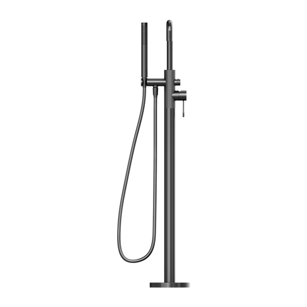 OPAL FREESTANDING BATH MIXER WITH HAND SHOWER GRAPHITE (NR251903aGR)