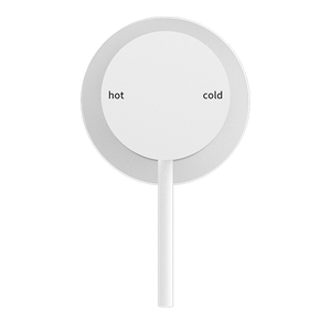MECCA SHOWER MIXER 60MM PLATE MATTE WHITE (NR221911HMW)