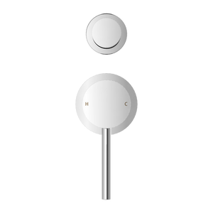 DOLCE SHOWER MIXER WITH DIVERTOR SEPARATE BACK PLATE CHROME (NR250811ECH)