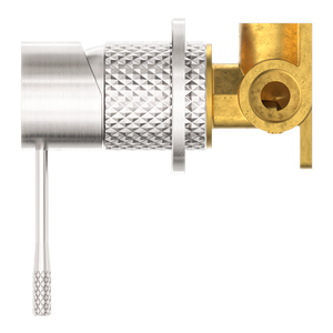 OPAL SHOWER MIXER 60MM PLATE BRUSHED NICKEL (NR251909HBN)