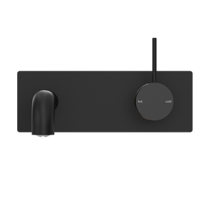 MECCA WALL BASIN/BATH MIXER HANDLE UP 120/160/185/230/260MM MATTE BLACK