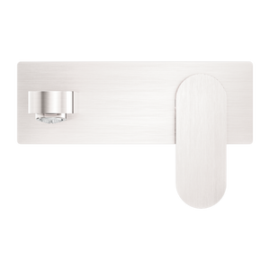 ECCO WALL BASIN/BATH MIXER BRUSHED NICKEL (NR301310aBN)