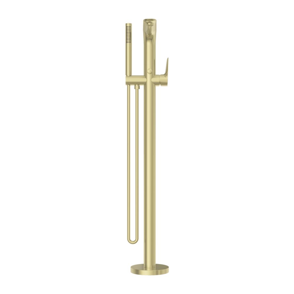 BIANCA FREESTANDING BATH MIXER WITH HAND SHOWER BRUSHED GOLD (NR321503aBG)