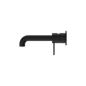 MECCA WALL BASIN/BATH MIXER SEPARATE BACK PLATE 120/160/185/230/260MM MATTE BLACK
