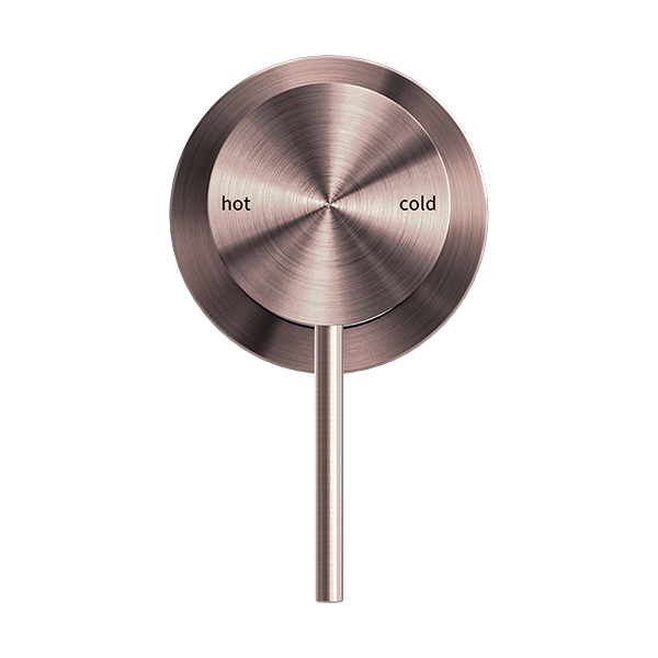 MECCA SHOWER MIXER 60MM PLATE BRUSHED BRONZE (NR221911HBZ)