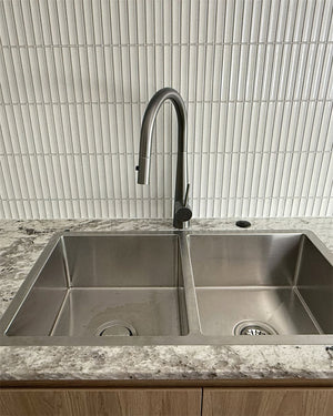 DOLCE PULL OUT SINK MIXER WITH VEGIE SPRAY FUNCTION GUN METAL (NR581009cGM)