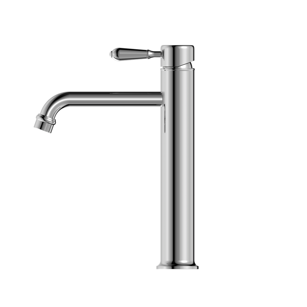 YORK STRAIGHT TALL BASIN MIXER WITH METAL LEVER CHROME (NR692101a02CH)
