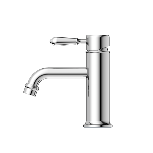 YORK STRAIGHT BASIN MIXER WITH METAL LEVER CHROME (NR692101b02CH)