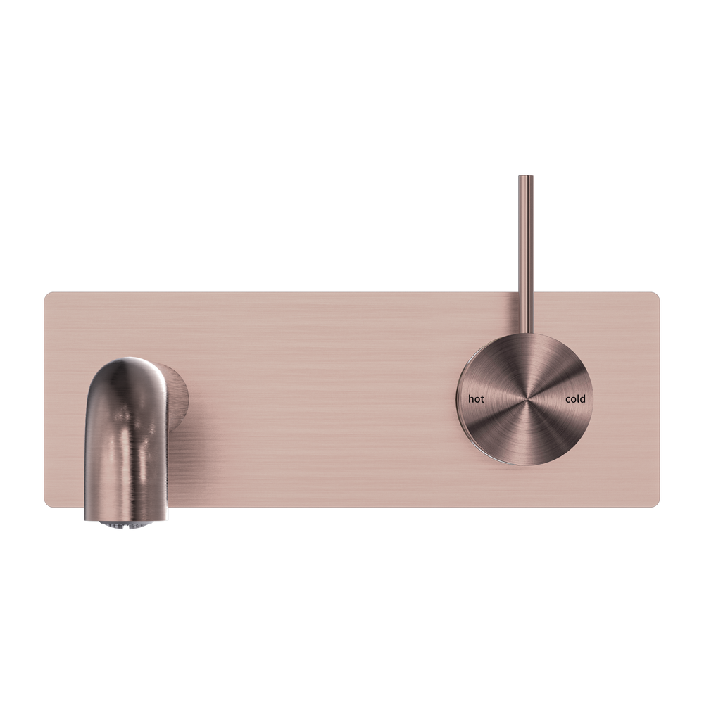 MECCA WALL BASIN/BATH MIXER HANDLE UP 120/160/185/230/260MM BRUSHED BRONZE