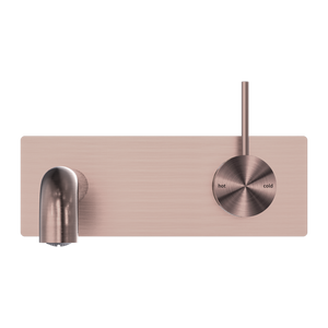 MECCA WALL BASIN/BATH MIXER HANDLE UP 120/160/185/230/260MM BRUSHED BRONZE