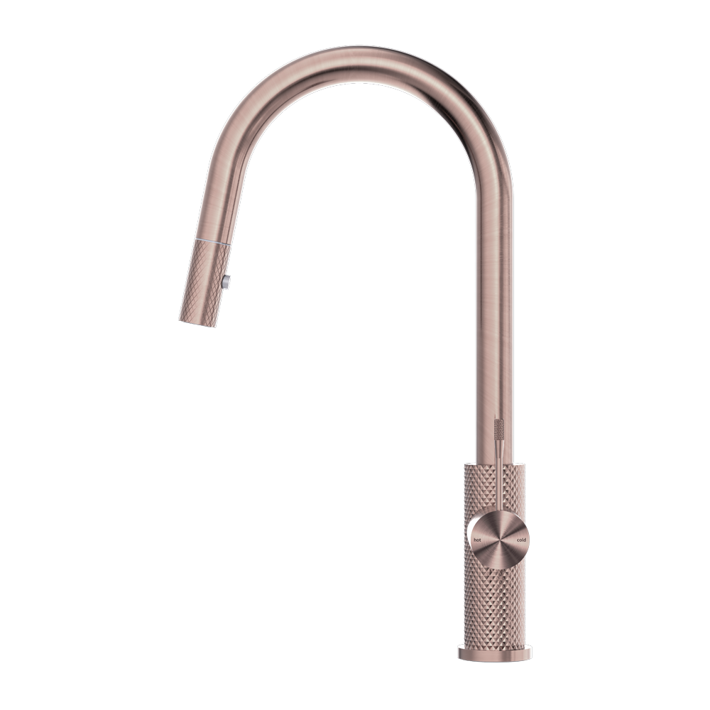 OPAL PULL OUT SINK MIXER WITH VEGIE SPRAY FUNCTION BRUSHED BRONZE (NR251908BZ)