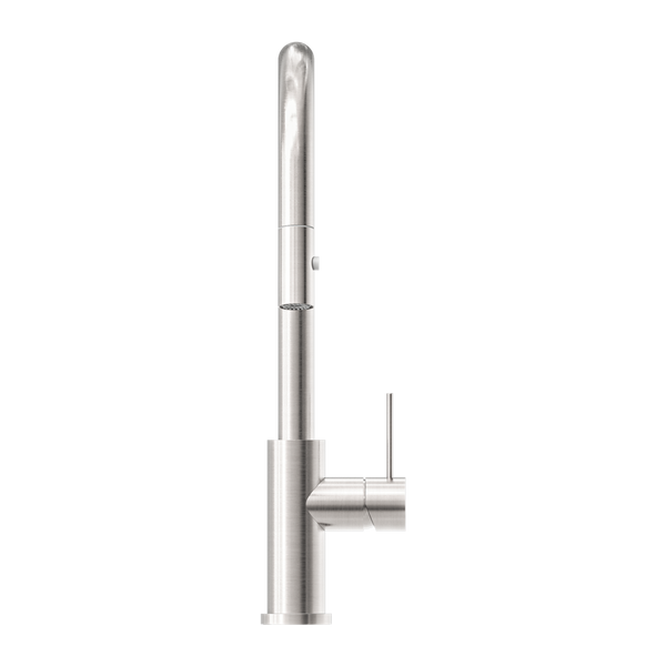 MECCA PULL OUT SINK MIXER WITH VEGIE SPRAY FUNCTION BRUSHED NICKEL (NR221908BN)