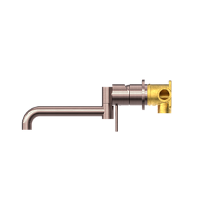 MECCA WALL BASIN/BATH MIXER SWIVEL SPOUT 225MM BRUSHED BRONZE (NR221910RBZ)