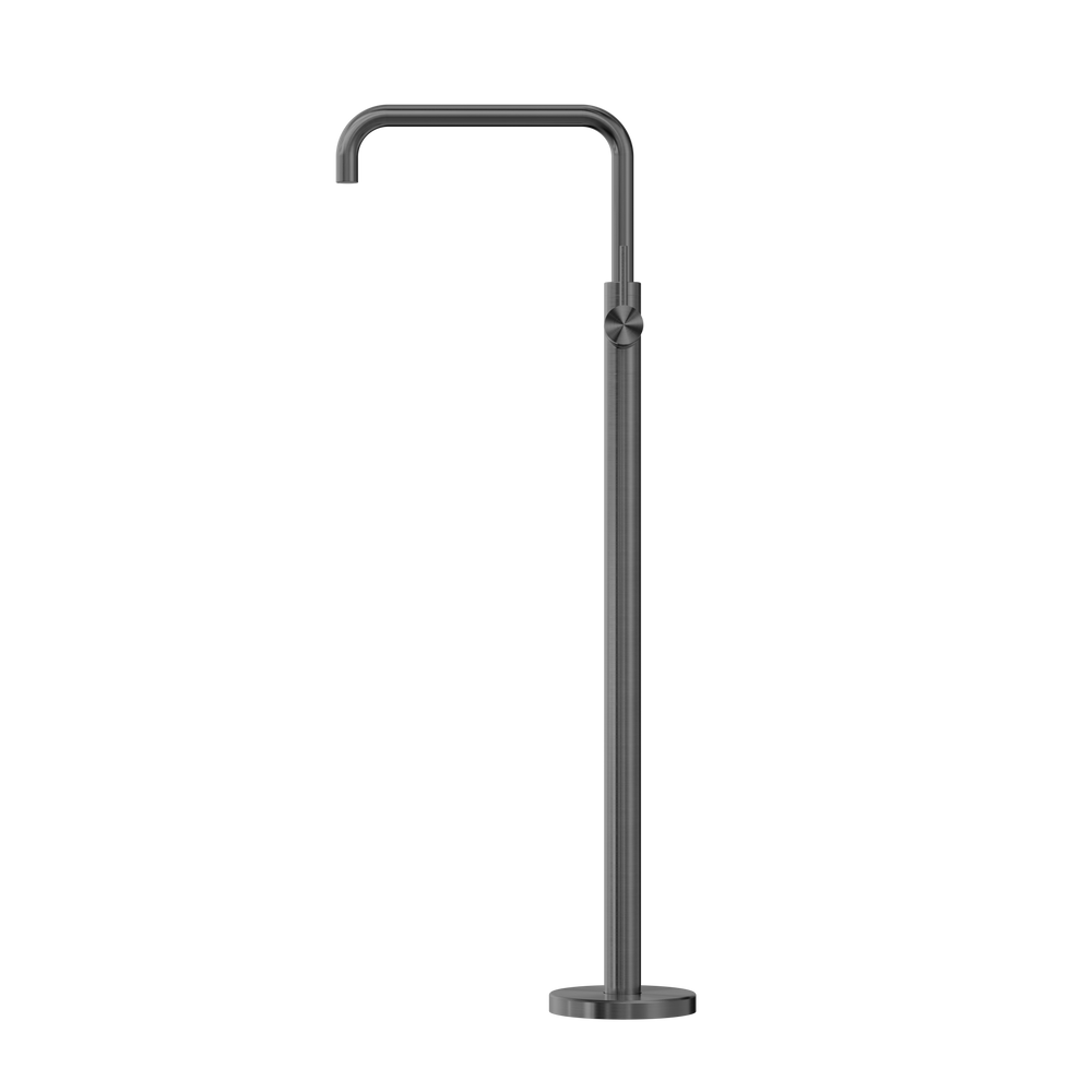 MECCA FREESTANDING BATH MIXER SQUARE SHAPE GUN METAL (NR221903bGM)