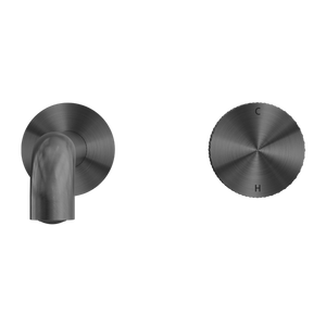 OPAL PROGRESSIVE WALL BASIN/BATH SET 120/160/185/230/260MM GRAPHITE