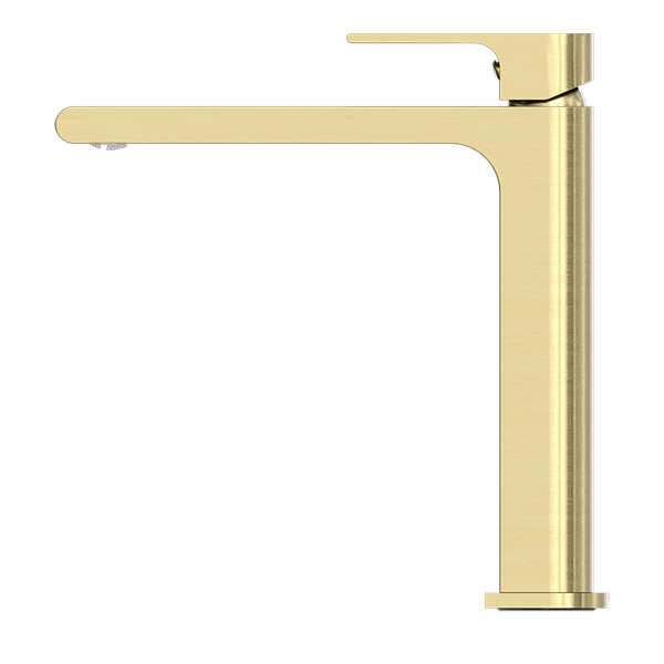 BIANCA MID TALL BASIN MIXER BRUSHED GOLD (NR321501DBG)