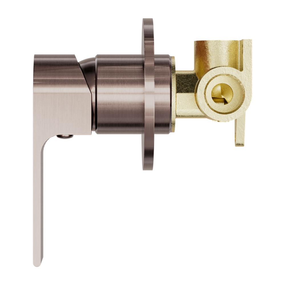 Bianca Shower Mixer 80mm Plate Brushed Bronze (NR321511dBZ)